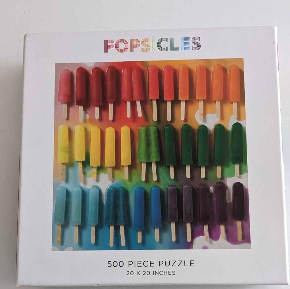 Galison Popsicles 500 Piece Puzzle